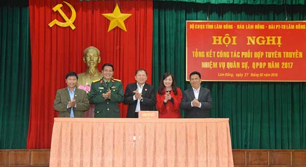 Công tác phối hợp tuyên truyền nhiệm vụ quân sự, quốc phòng địa phương  đạt được nhiều kết quả
