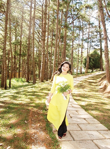 Dáng xuân. Ảnh: Lâm Thy