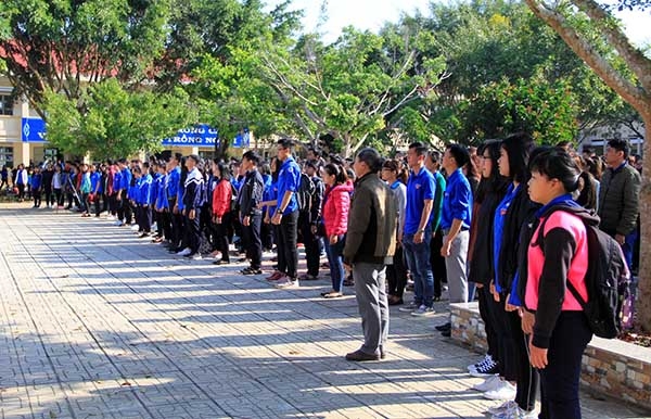 Toàn cảnh Lễ phát động Tháng Thanh niên. Ảnh: Khánh Phúc