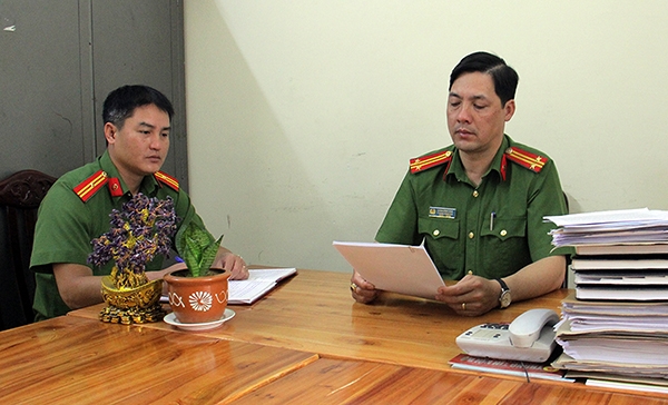 Chiến sĩ công an xuất sắc đấu tranh, trấn áp tội phạm