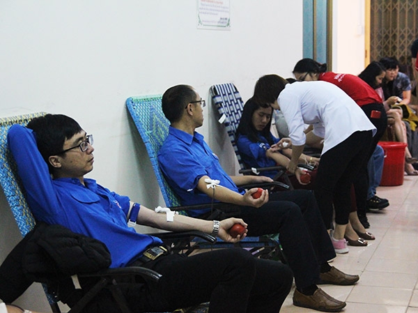 Hơn 250 đoàn viên thanh niên tham gia Ngày hội hiến máu tình nguyện