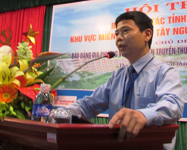 Tham luận Báo Hà Tĩnh nêu nhiều kinh nghiệm thông tin sự cố môi trường Formosa