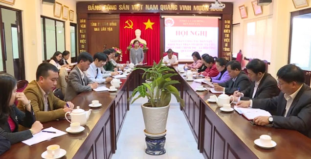 Hội nghị giao ban công tác dân vận quý I/2018