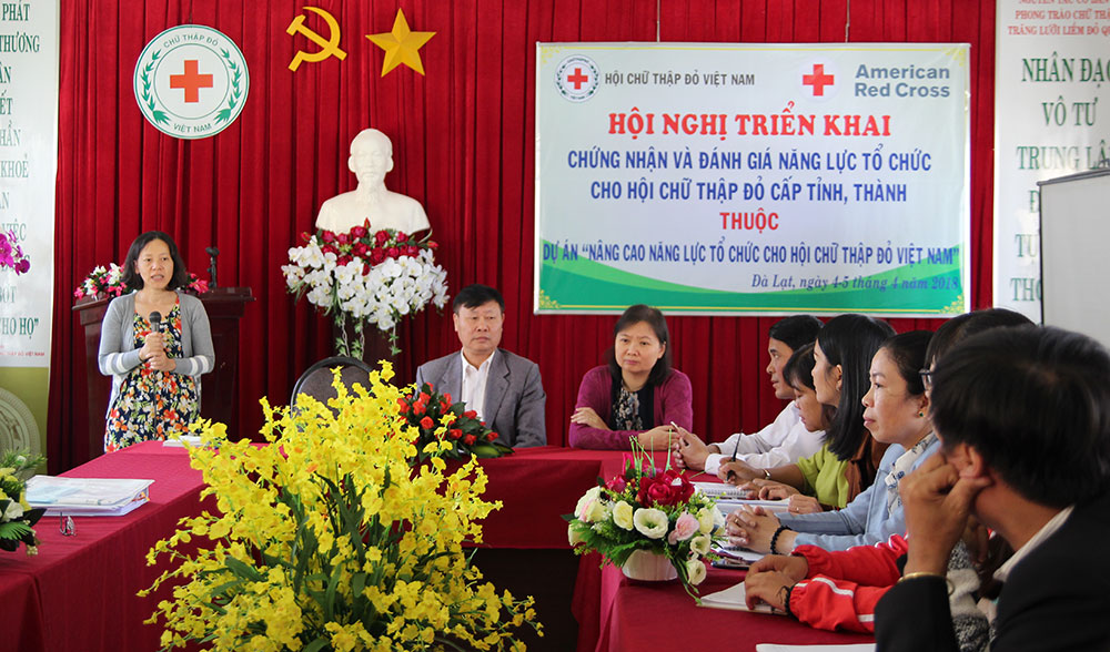 Hội nghị triển khai Dự án "Nâng cao năng lực tổ chức cho Hội CTĐ Việt Nam"