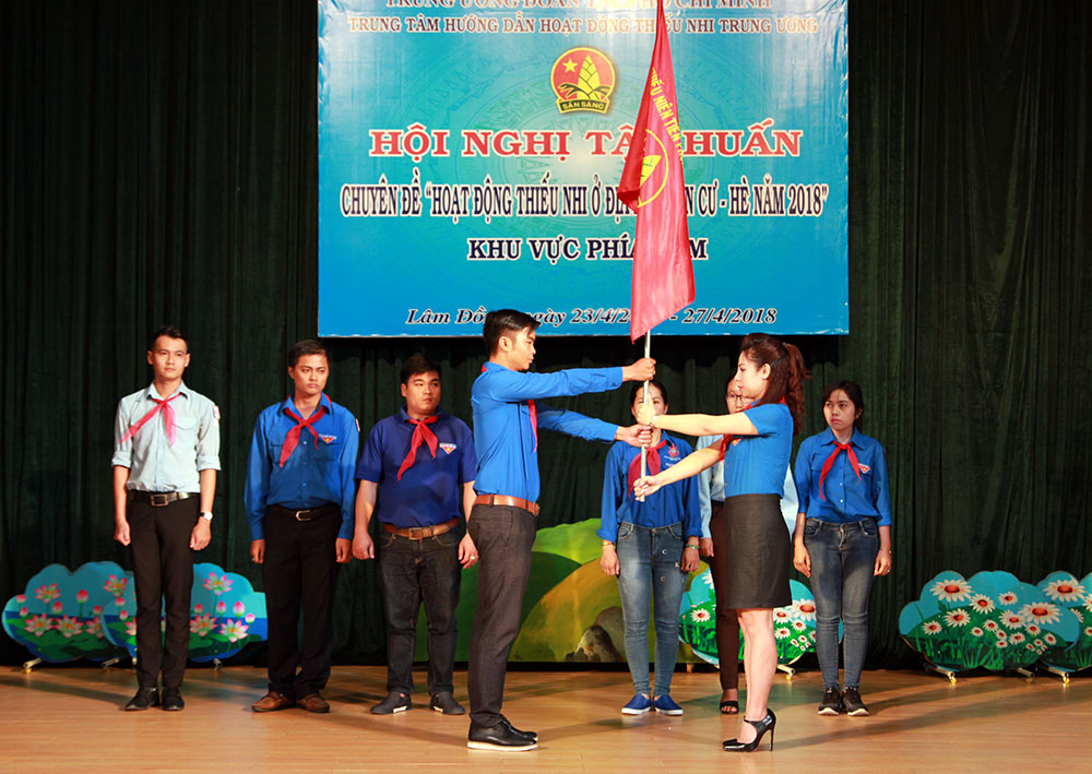 Tập huấn chuyên đề &quot;Hoạt động thiếu nhi ở địa bàn dân cư - hè năm 2018&quot;
