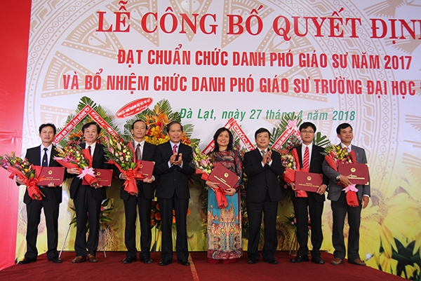 Trường Đại học Đà Lạt có thêm 6 Phó Giáo sư