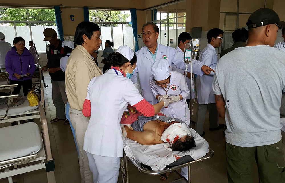Hiện có 11 nạn nhân trong vụ tai nạn ô tô trên QL20 đang điều trị tại BVĐK Lâm Đồng