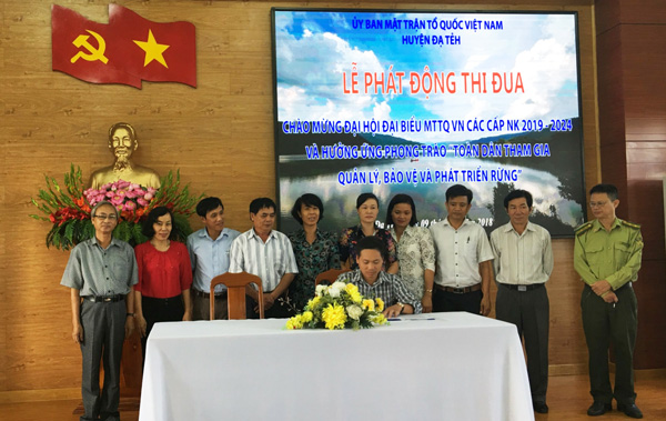 Đạ Tẻh: Hưởng ứng phong trào quản lý, bảo vệ và phát triển rừng