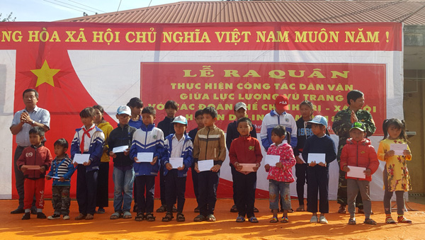 Ban Chỉ đạo 503 huyện ủy Di Linh làm công tác dân vận