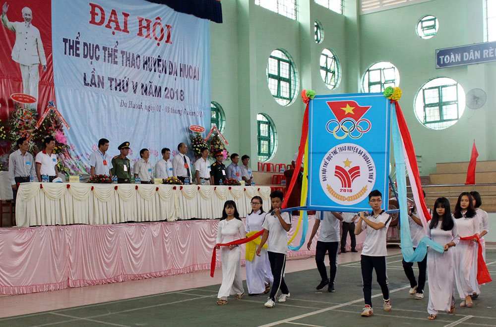 Khai mạc Đại hội TDTT huyện Đạ Huoai lần V