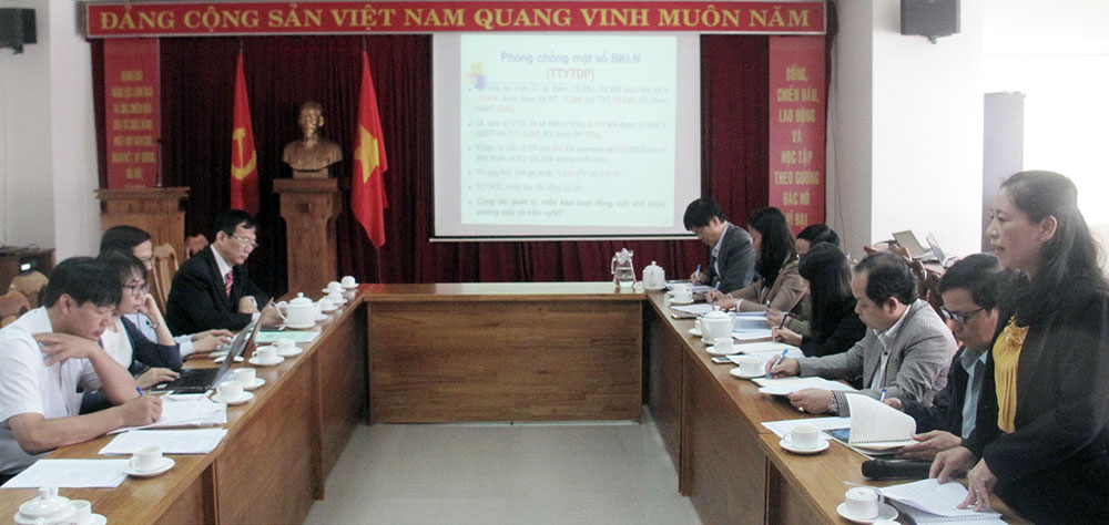 Trung ương kiểm tra công tác phòng chống bệnh không lây nhiễm