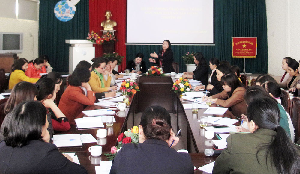 Đánh giá hoạt động phong trào phụ nữ 6 tháng đầu năm 2018