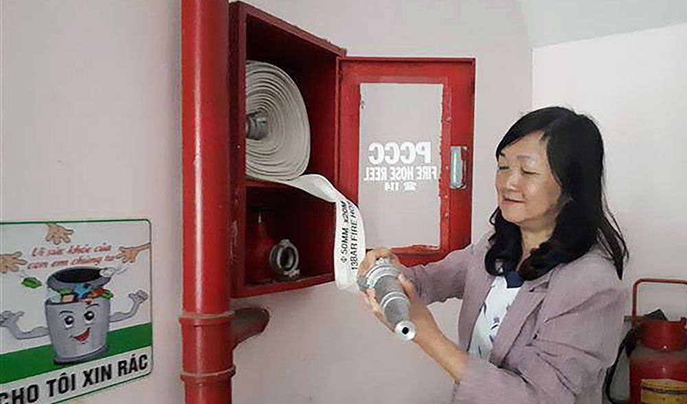 Người dân sống ở chung cư Yersin cho biết, nhiều thiết bị PC&CC ở chung cư đã bị hư hỏng