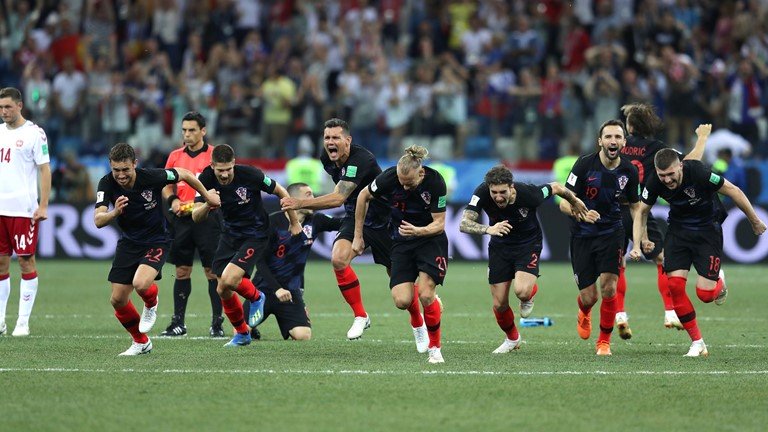 Croatia - đối thủ ngang tầm của Nga ở vòng tứ kết. Nguồn: internet