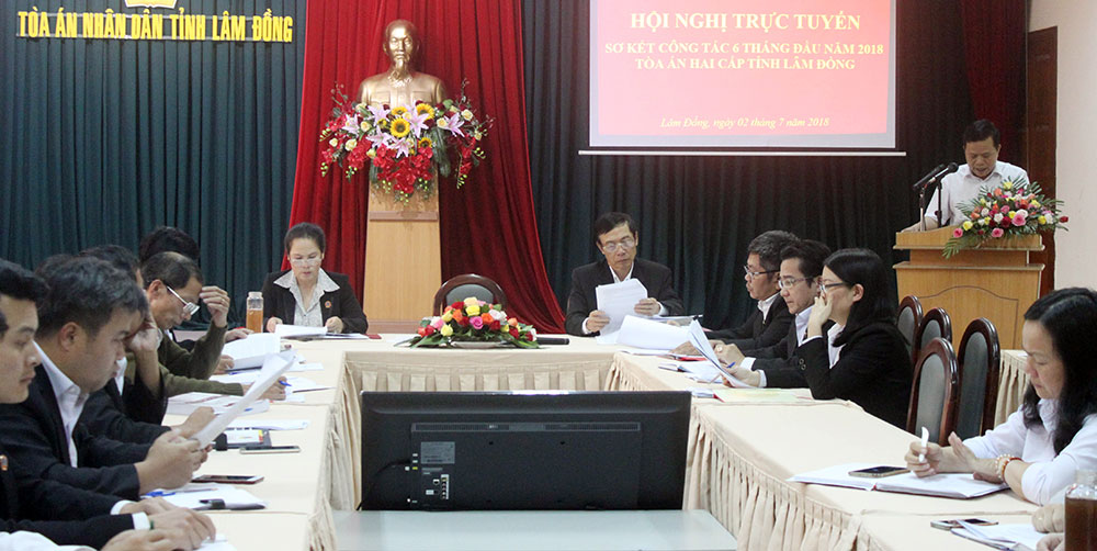 Tòa án nhân dân hai cấp tỉnh Lâm Đồng thụ lý 5.374 vụ án