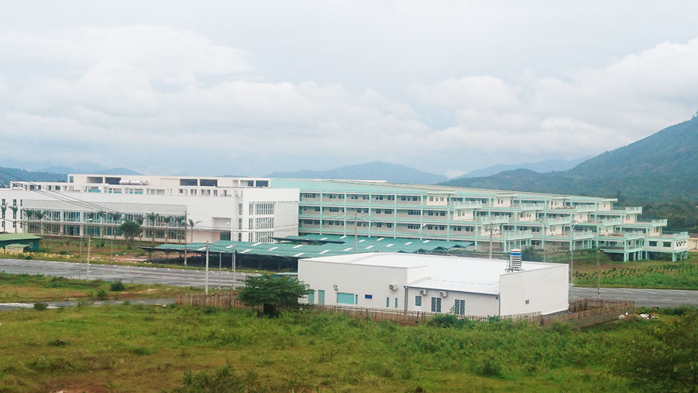 Bệnh viện II Lâm Đồng tại vị trí mới đang bước vào giai đoạn hoàn thành cuối cùng. Ảnh: H.Sang