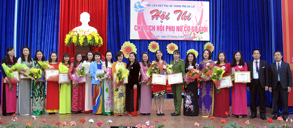 Đà Lạt trao giải Hội thi Chủ tịch Hội Phụ nữ cơ sở giỏi
