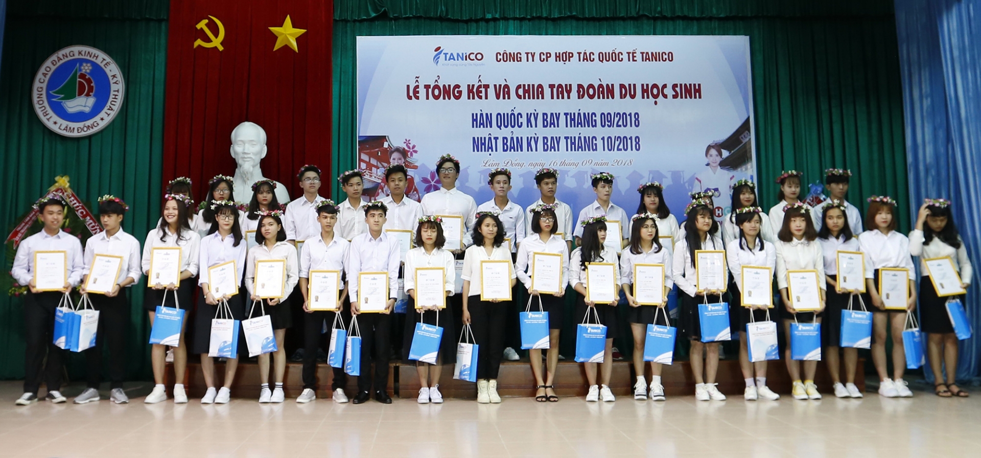 Thêm 38 học sinh du học tại các trường ĐH Hàn Quốc và Nhật Bản
