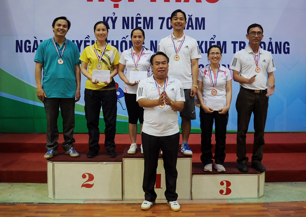 Bế mạc hội thao kỷ niệm 70 năm Ngày Truyền thống Ngành Kiểm tra Đảng
