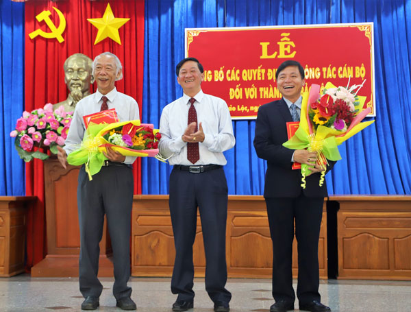 Bổ nhiệm chức vụ Bí thư Thành ủy Bảo Lộc