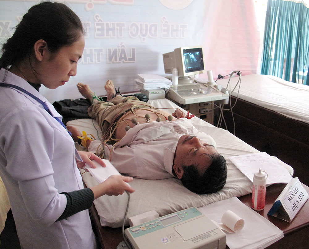 Đo điện tim cho người cao tuổi