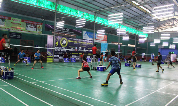 Hơn 120 vận động viên tham gia giải cầu lông King sport mở rộng lần thứ I