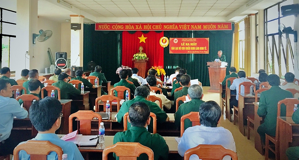 Bảo Lộc: Ra mắt Câu lạc bộ Cựu chiến binh làm kinh tế giỏi