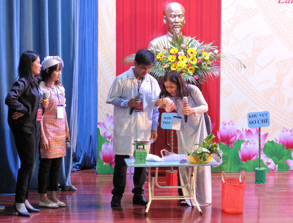 Hội thi tuyên truyền viên giỏi về an toàn thực phẩm