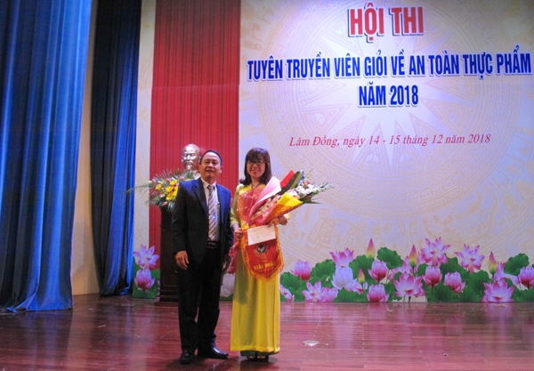 Đơn Dương đạt giải nhất Hội thi Tuyên truyền viên giỏi về an toàn thực phẩm