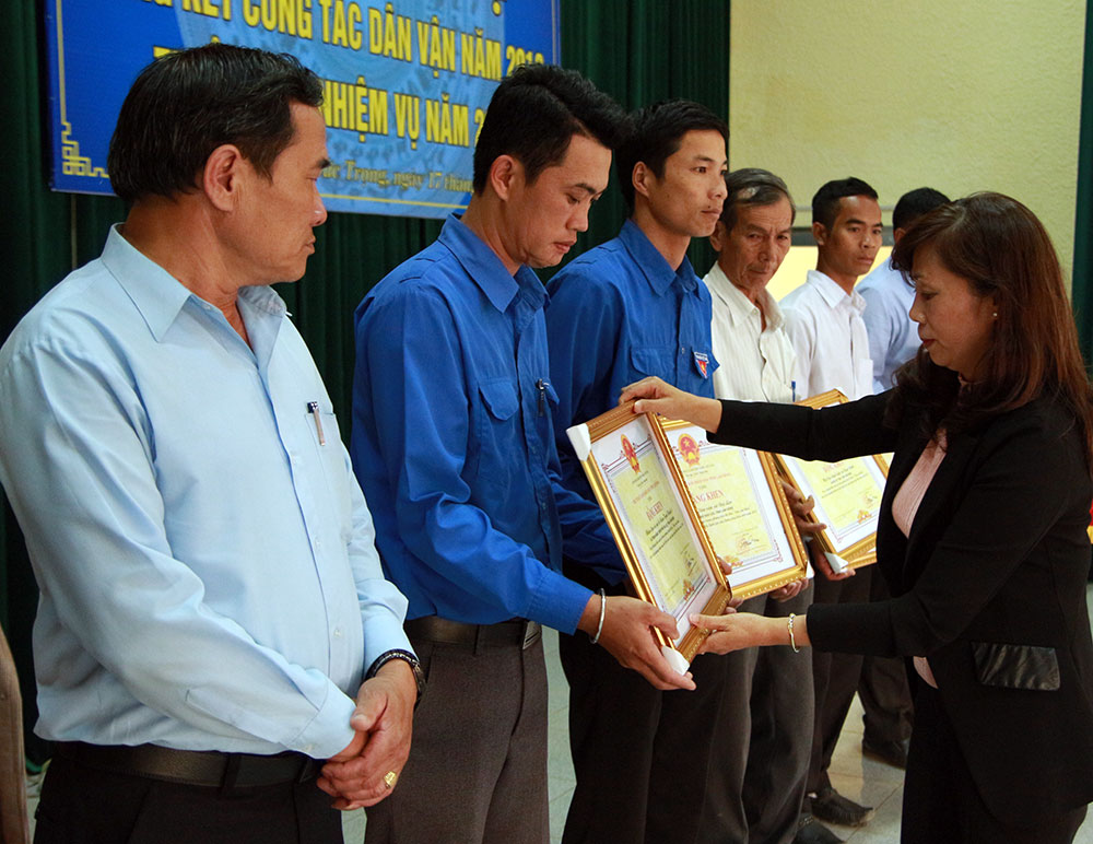 Tổng kết công tác dân vận năm 2018 và triển khai nhiệm vụ năm 2019
