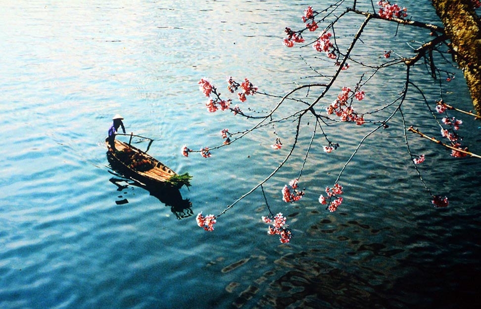Tác phẩm “Bến Xuân”. Ảnh: Đặng Văn Thông