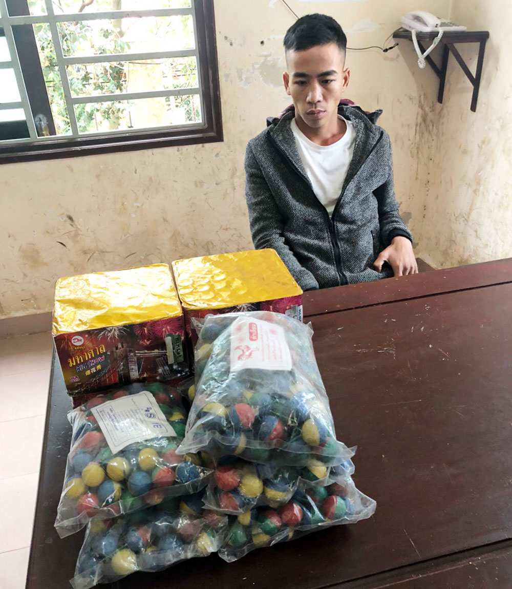 Công an Lâm Hà liên tục bắt giữ pháo nổ