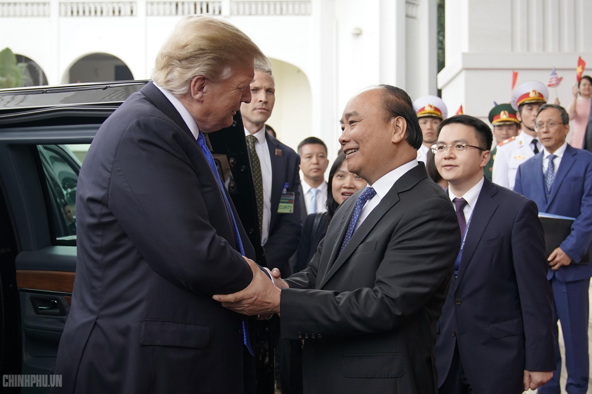 Thủ tướng Nguyễn Xuân Phúc hội kiến với Tổng thống Hoa Kỳ