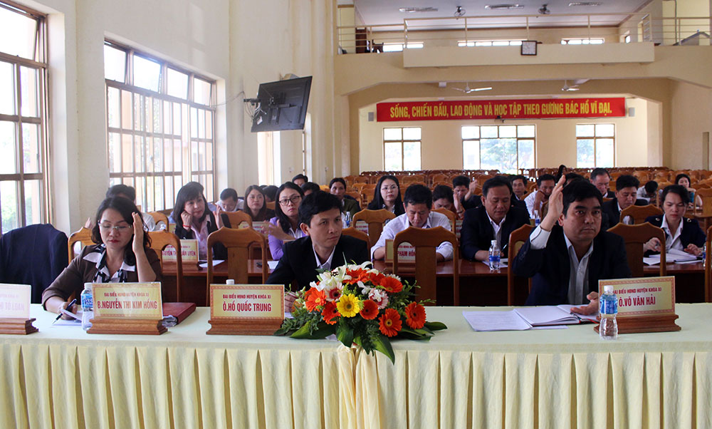 Bầu bổ sung chức danh Phó Chủ tịch UBND huyện khóa XI, nhiệm kỳ 2016-2021