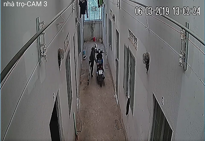 1 trong 2 tên trộm đột nhập vào nhà trọ 117/13 lấy trộm xe