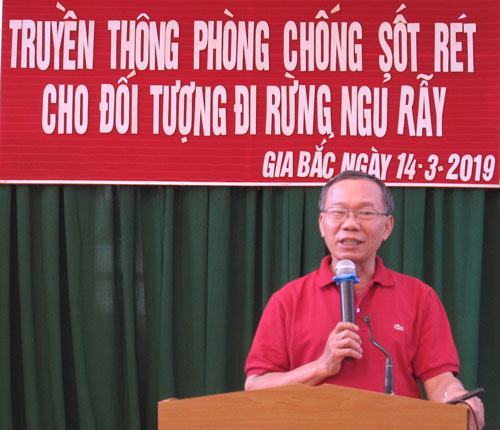 Truyền thông phòng chống sốt rét cho đối tượng đi rừng ngủ rẫy