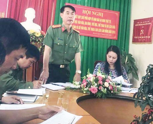 Tăng cường đảm bảo an ninh trật tự trong lĩnh vực văn hóa, gia đình, thể dục, thể thao, du lịch