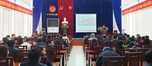 125 cán bộ, công chức Cục Thuế tỉnh tập huấn nghiệp vụ công tác an ninh trật tự