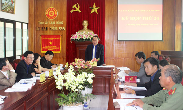 Hội nghị Ủy ban Kiểm tra Tỉnh ủy lần thứ 24