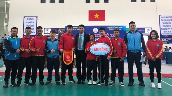 Đoàn VĐV Lâm Đồng tham dự giải