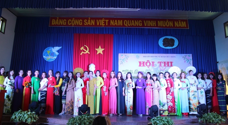 30 thí sinh tham dự hội thi &quot;Nét đẹp phụ nữ Lâm Đồng&quot; huyện Đức Trọng lần I/2019