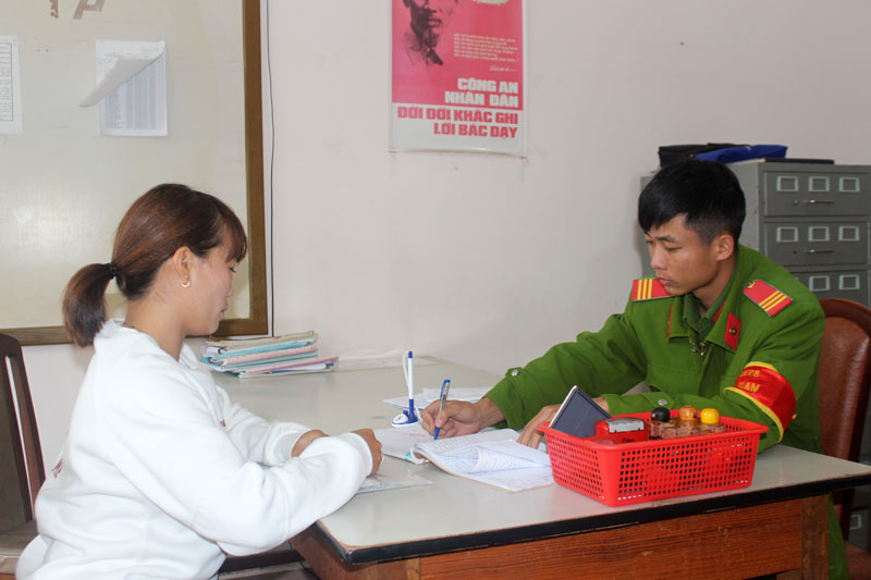 Bám sát địa bàn, giữ vững an ninh trật tự