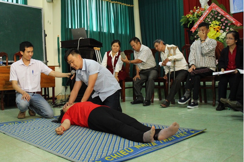 Tập huấn các kỹ năng sơ cấp cứu cho người khuyết tật