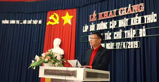 Nâng cao năng lực cho cán bộ Hội Chữ thập đỏ cơ sở