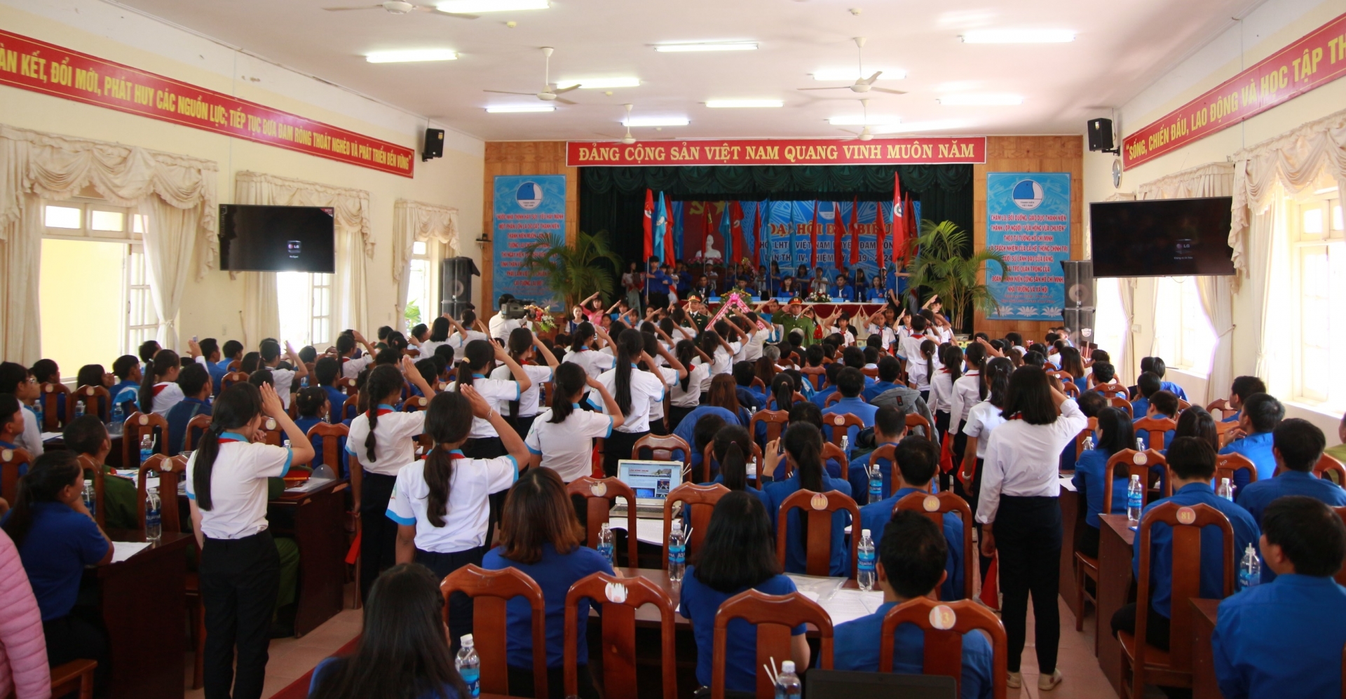 Hội LHTN Việt Nam huyện Đam Rông tổ chức Đại hội lần thứ IV