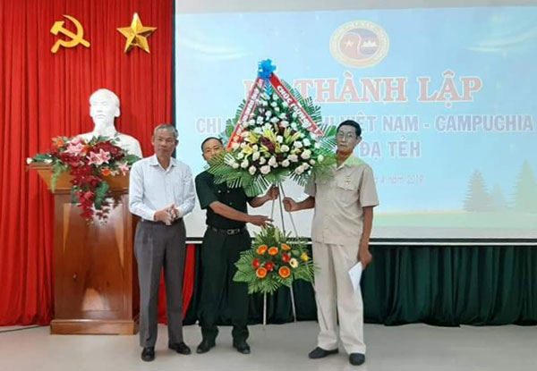 Thành lập Chi hội Hữu nghị Việt Nam - Campuchia huyện Đạ Tẻh