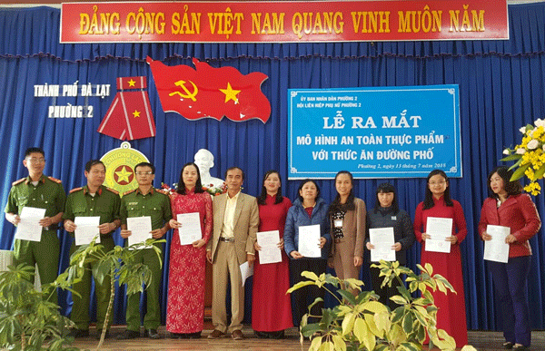 Hỗ trợ các mô hình sản xuất, kinh doanh, chế biến thực phẩm an toàn