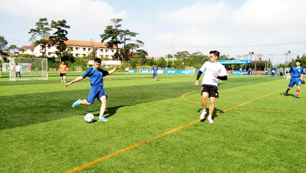 Ðà Lạt: Tổ chức giải bóng đá mini chào mừng Tháng Công nhân năm 2019