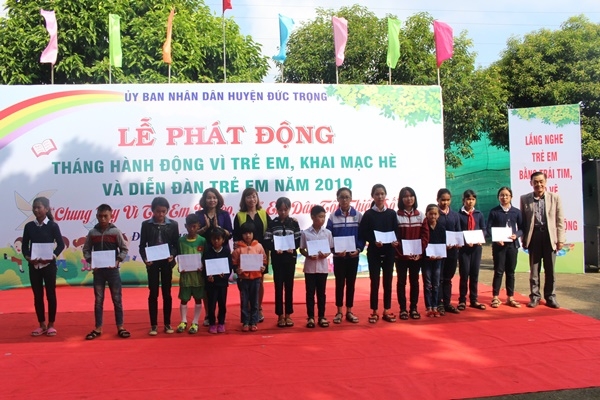 Đức Trọng: Phát động Tháng hành động vì trẻ em và khai mạc hè 2019