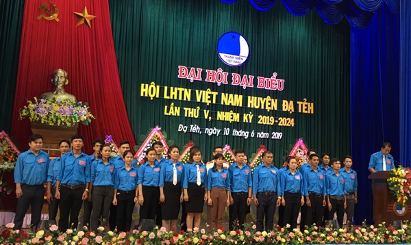 Ra mắt Ủy ban Hội LHTN huyện Đạ Tẻh nhiệm kỳ 2019-2024